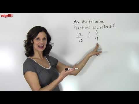 Equivalent Fractions Using Cross Multiplication - Part1