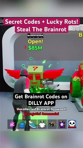 Open Lucky Rots with me! 😛 + Fortnite Steal the Brainrot Codes!