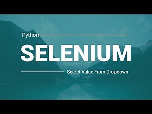 Select Values From Dropdown | Python Selenium | Pytest Framework | SQA Tools
