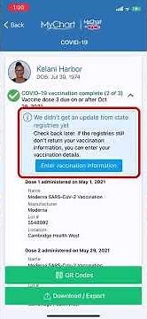 Add your COVID-19 Vaccine Details to MyChart (For Mobile Devices)