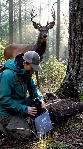 The Deer's Urgent Plea: Guiding a Scientist to a Fallen Eagle