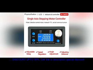 ZK-SMC01 Stepper Motor Driver and Controller DC 5-30V Reverse Pulse Speed Control Board Programmable