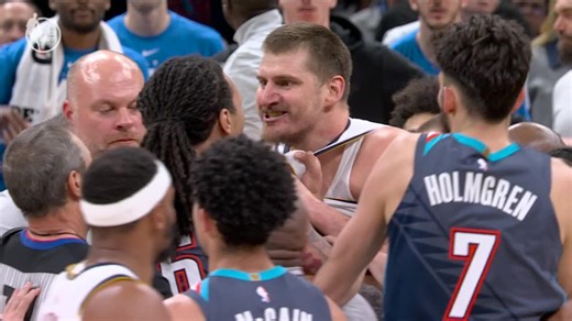 Lu Dort ejected after flagrant foul on Jokic