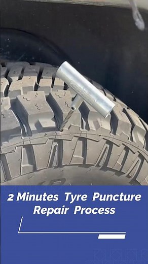 2 Minutes Tyre Puncher Repair Process 👍🏻
