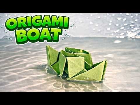 How to Make an Origami Boat That Floats | Easy Paper Boat
