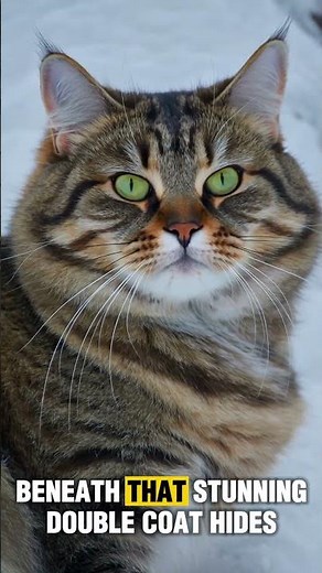 🐱 Meet the Norwegian Forest Cat — the majestic Viking of the cat world!