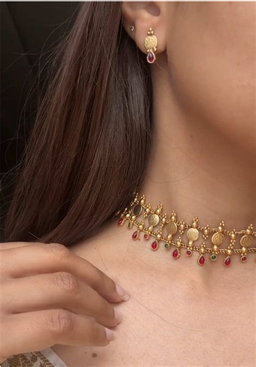 Handmade Coin Choker Set - Available in Nepal