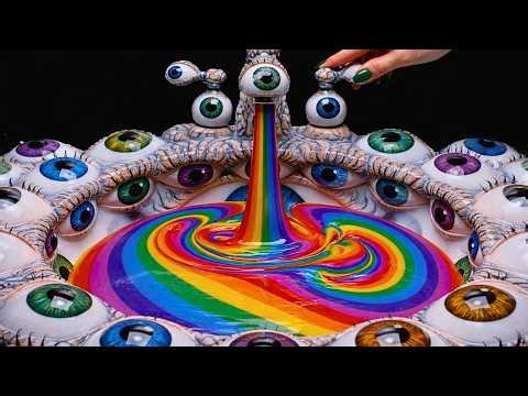 Surreal Shell Body Art. 💦 ASMR Hypnotic Visuals, Oddly Satisfying Relaxation, Dreamlike Aesthetic