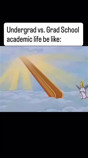 2.5K views · 56 reactions | Undergrad vs. Grad School academic life...