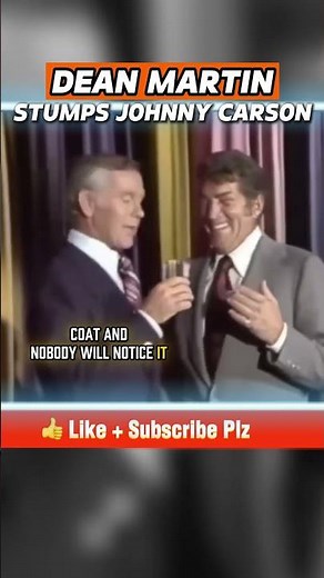 Dean Martin & Johnny Carson's Epic Banter Annihilates Tonight Show Crowd! #shorts #ratpack