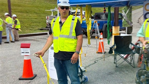 Members of our CSX Engineering team recently completed fall protection training to ensure they are equipped with the essential skills and knowledge to stay safe while working at heights. Falls are a leading cause of workplace injuries, but with proper training, we can significantly reduce these risks. Our #ONECSX team is committed to keeping #safety as our top focus during National Safety Month and year-round. #TogetherForSafety #NSM | CSX