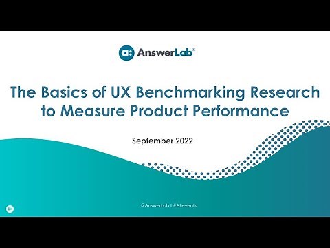 Measuring Product Performance: UX Benchmarking Basics
