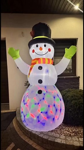 ⛄ Transform your yard into a magical Christmas scene! Meet SnowMan Buddy™ – the LED inflatable snowman that kids LOVE! 🎄 ✨ Sets up in 60 seconds ✨ Waterproof & winter-ready ✨ Creates a magical holiday vibe 🎁 Order now and get it before Christmas! 👇 | SnowMan Buddy
