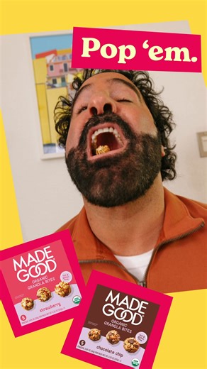 Say hello to your new, anytime, organic pick-me-up. | MadeGood | Facebook