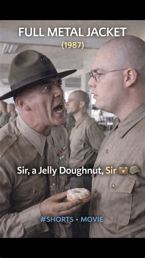 Sir, a Jelly Doughnut, Sir 🍩🪖 | Full Metal Jacket (1987) #shorts #movie