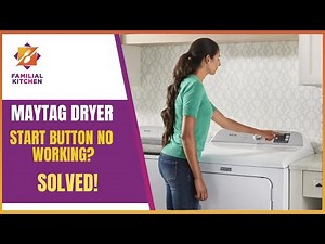 Fixing a STUBBORN Maytag Dryer Start Button! Maytag Dryer Start Button Not Working !?
