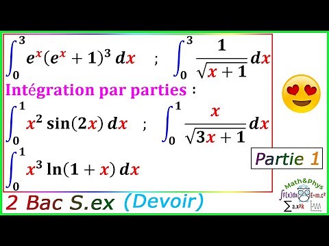 Integral Calculus - Integration by Parts - 2 Bac - [Exercise 37]