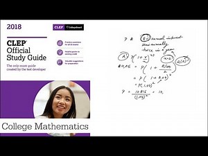 Q01 College Mathematics 2018 CLEP Official Study Guide