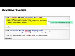 UVM Drivers Sequencers