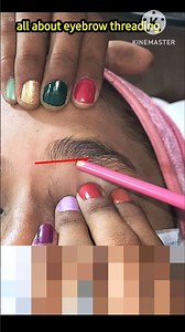 How to draw eyebrow guidelines | How to learn eyebrow threading