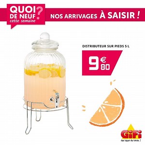 🍹 Le printemps approche (et les cocktails aussi😋) Retrouvez notre offre "Quoi de neuf" dans vos magasins GiFi ! Dépêchez-vous, les quantités sont limitées ! | GiFi