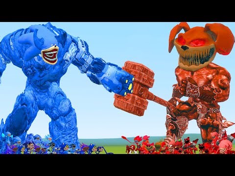 NEW TITAN THOR DOGDAY NIGHTMARE FAMILY VS CYBERDEMON SHIN SONIC TAPES FAMILY In Garry's Mod ?!!