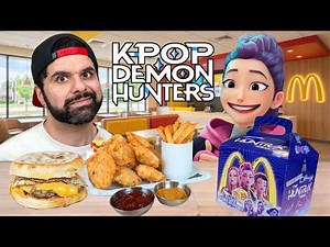 I Made the ENTIRE McDonald's K-Pop Demon Hunter Menu!