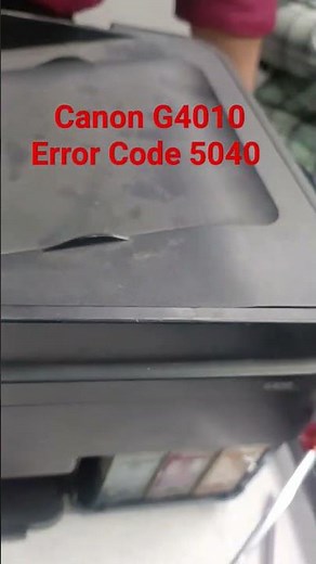 Canon G4010 #5040 Error Code adf error #problem solve
