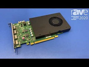 ISE 2020: Matrox Adds the D-Series Video Wall Graphics Card With Four 4K@60Hz Outputs