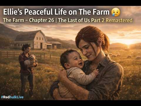 Ellie’s Peaceful Life on The Farm 😢 The Farm – Chapter 26 The Last of Us Part 2 #Redhulklive