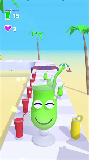 Gameplay top mobile games Relaxing n satisfying game iOS/ANDROID JUICE RUN #shorts Level 7