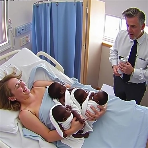 He Abandoned Her and Four Children Because of Their Skin — Thirty Years Later, the Truth Exposed His Biggest Mistake The maternity ward was filled with the sound of life—four tiny cries rising together like a song. Exhausted but glowing, Olivia smiled through tears as she looked down at her newborn quadruplets. Tiny, fragile, and perfect. But her joy lasted only seconds. Her partner Jacob stared at the babies, his face twisting in disbelief. They… they’re Black, he muttered, his voice cracking w