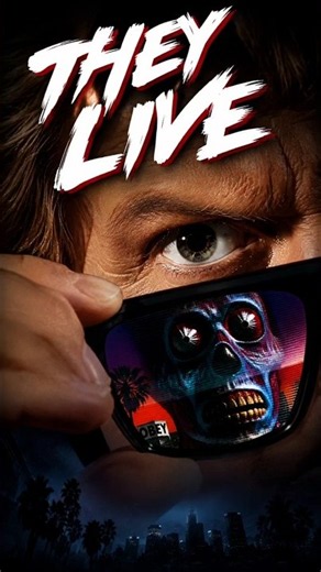 Put on the glasses, see the truth! 🕶️👁️ They Live (1988) #Shorts
