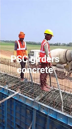 PSC girders concrete