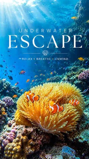 🐠 Explore a Colorful Coral Reef to Relax Your Mind | Melora Nature #corảlreef #shorts