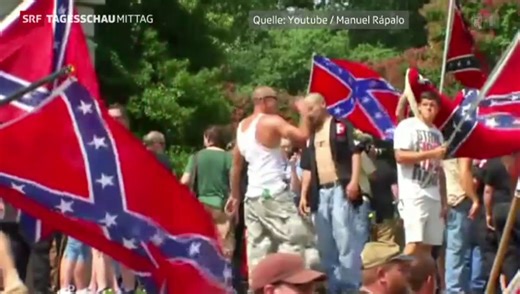 Ku-Klux-Clan demonstriert für Südstaatenflagge