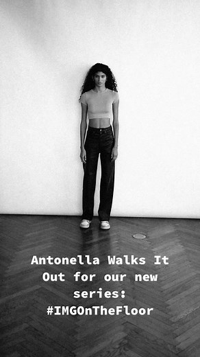 Introducing our new series #IMGOnTheFloor… Antonella is first #model up! #Imgmodels #modelwalk #modelcasting