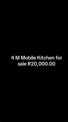 Mobile Kitchen for Sale - Affordable and Ready for You!