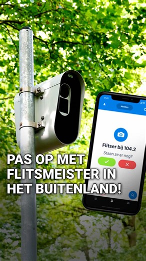 Boetes in Duitsland en Frankrijk: Let op flitsapps!
