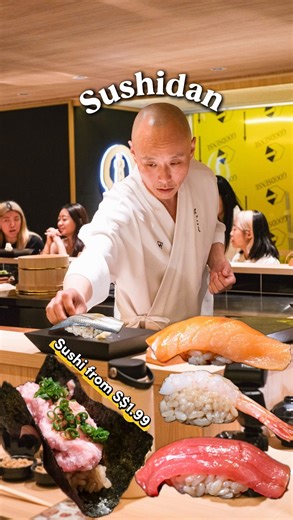 Tokyo’s viral @sushidan.sg is finally opening in Singapore on 17 Dec, and here’s the first look! . Expect an Edomae-style experience with 30 counter seats, 24 table seats, and even 6 private dining rooms but at surprisingly friendly prices. Sushi starts from S$1.99, handrolls from S$3.99, and their signature omakase sets begin at S$19.90. . What stood out most: – Their Red Shari, made with a Kyoto Tokyo akazu blend and premium Akita rice. Subtle tang, great texture. – Seafood direct from Toyosu 