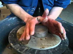 Lesson one - How to center clay on a pottery wheel