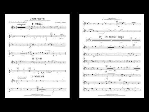 Court Festival (Sarrusophone part) by William P. Latham