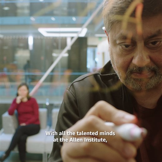 Using AWS AI & Machine Learning, the Allen Institute is getting closer to mapping the entire human brain & unlocking diseases like Alzheimer's. Learn more. ➡️ https://aws.amazon.com/solutions/case-studies/allen-institute-infographic | Amazon Web Services