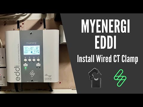 myenergi eddi - Install Wired CT Clamp