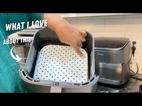 Square Silicone Air Fryer Liners Review 🍟 | Reusable Non-Stick 3-Pack (Full Coverage)