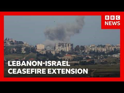 Lebanon says six killed in Israeli strike as US announces ceasefire extension | BBC News