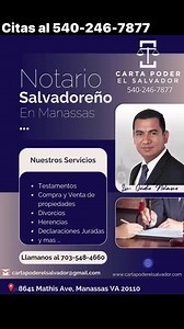 Carta Poder El Salvador. Ovidio Nolasco | DC Express News | Facebook