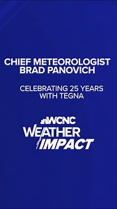 From the 504 WWL in New Orleans to the 704 CLT!! WCNC's Chief Meteorologist Brad Panovich Meteorologist is celebrating 25 years with TEGNA. | WCNC Charlotte