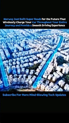 Norway Builds Super Roads That Wirelessly Charge Your Car While You Drive. #wirlesschargableroads