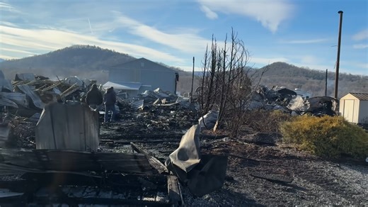Huntingdon County auto body shop deemed a total loss in fire